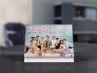 Marriage Blue Calendar 2014