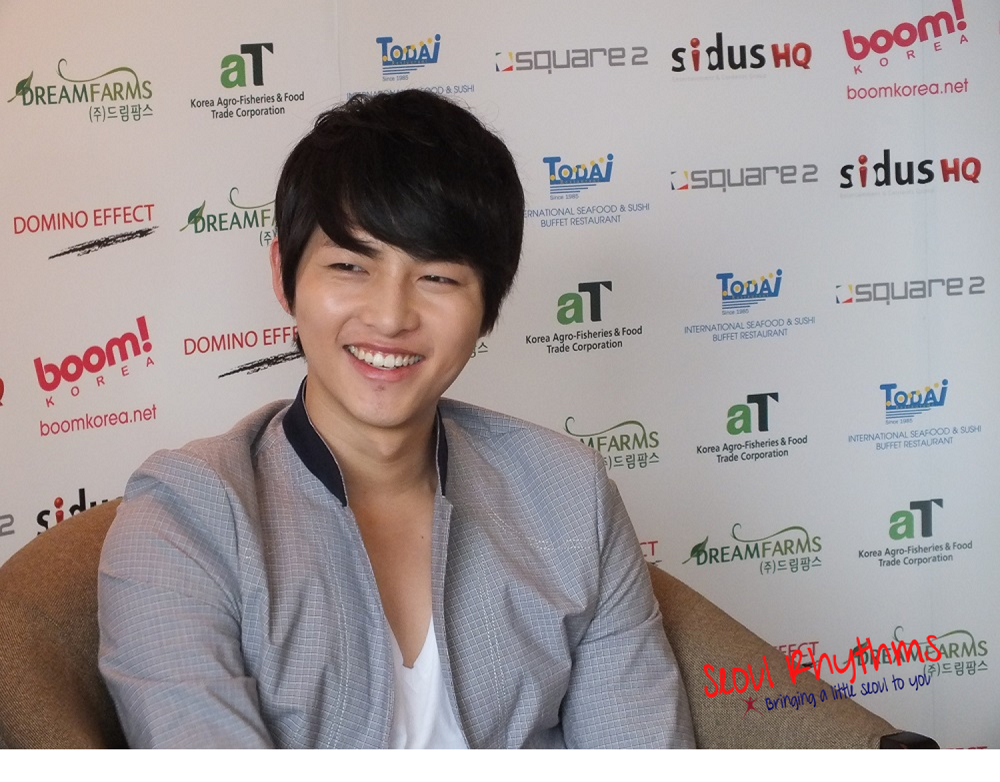 Song Joong Ki,Media Interview 2a